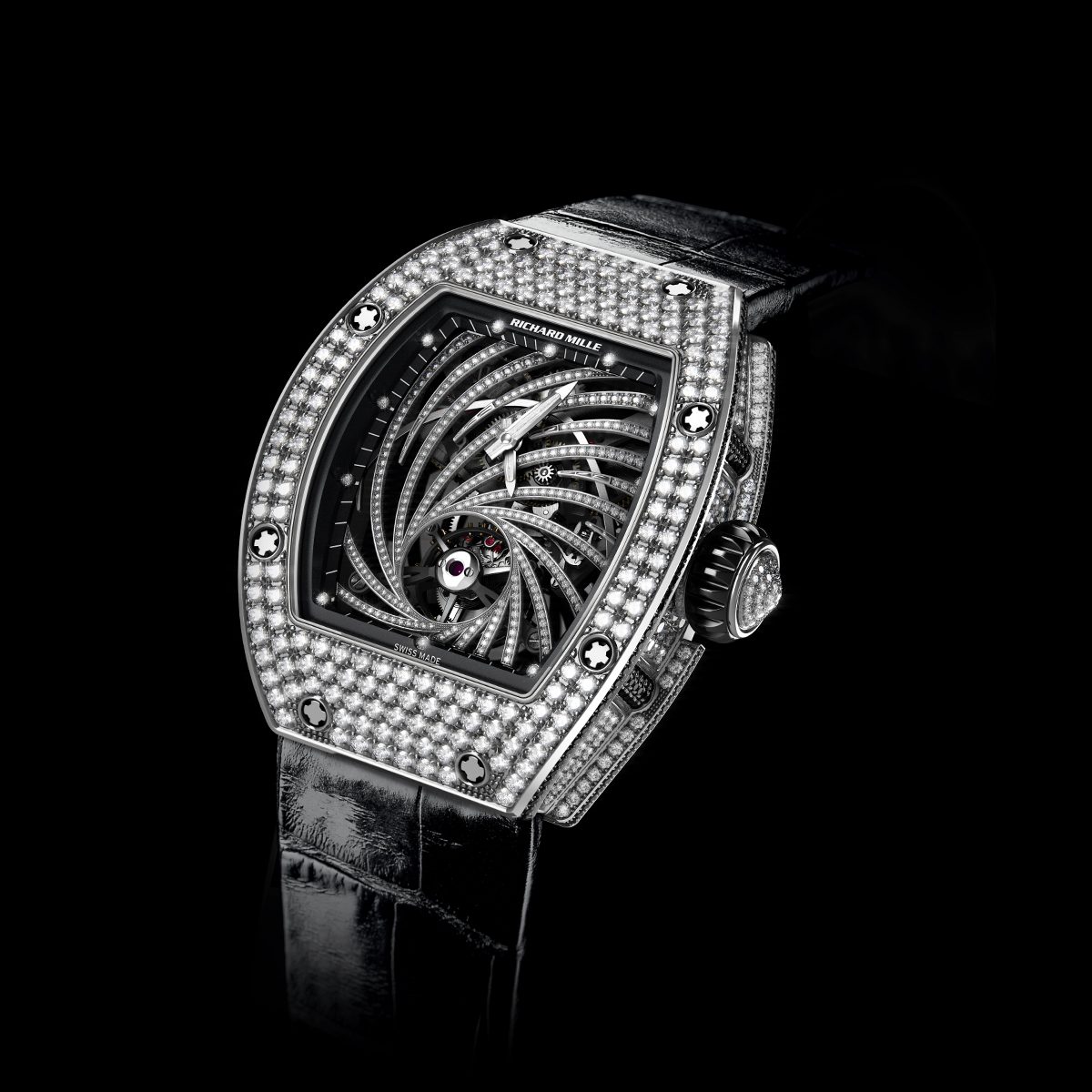 Sparking High Above The Sky: UK Charming Richard Mille RM 51-02 Tourbillon Diamonds Twister Replica Watches