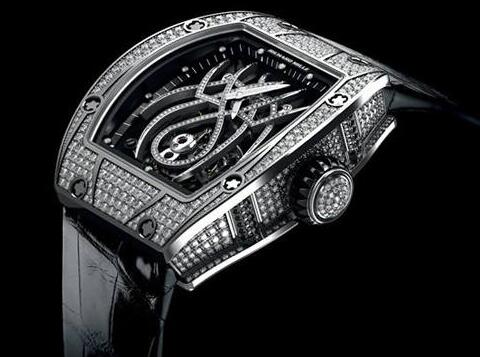 Brilliant Manual-winding Movements Richard Mille RM 19-01 Tourbillon Spider Fake Watches Present For Natalie Portman