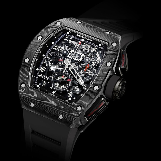 Cool Black UK Richard Mille RM 011 Carbon NTPT® Replica Watches Review