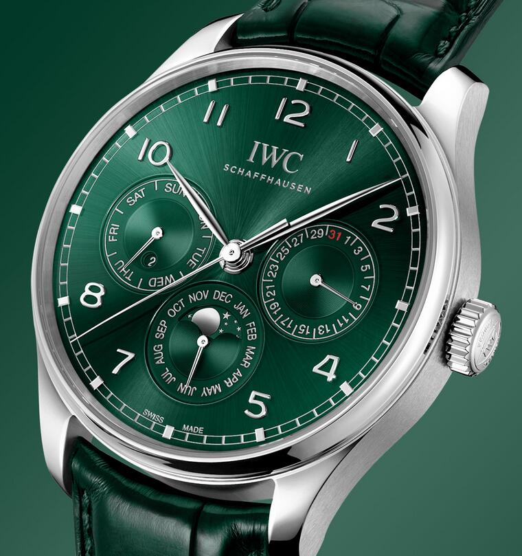 IWC Adds Green To The Portugieser Automatic 40 And Perpetual Calendar 42 Replica Watches Wholesale UK